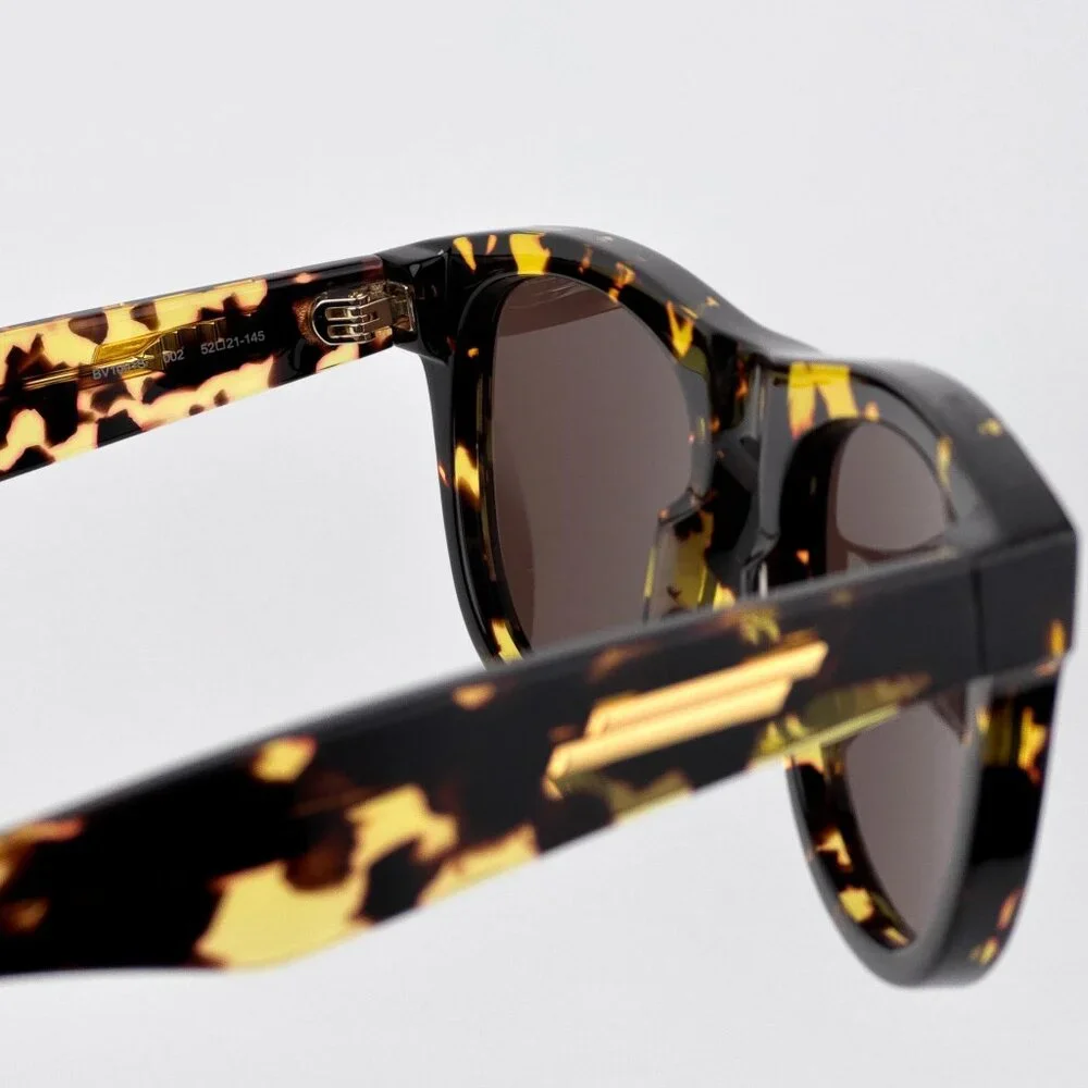Bottega Veneta BV1001S Square Sunglasses – Havana Frame Brown | Modei 002